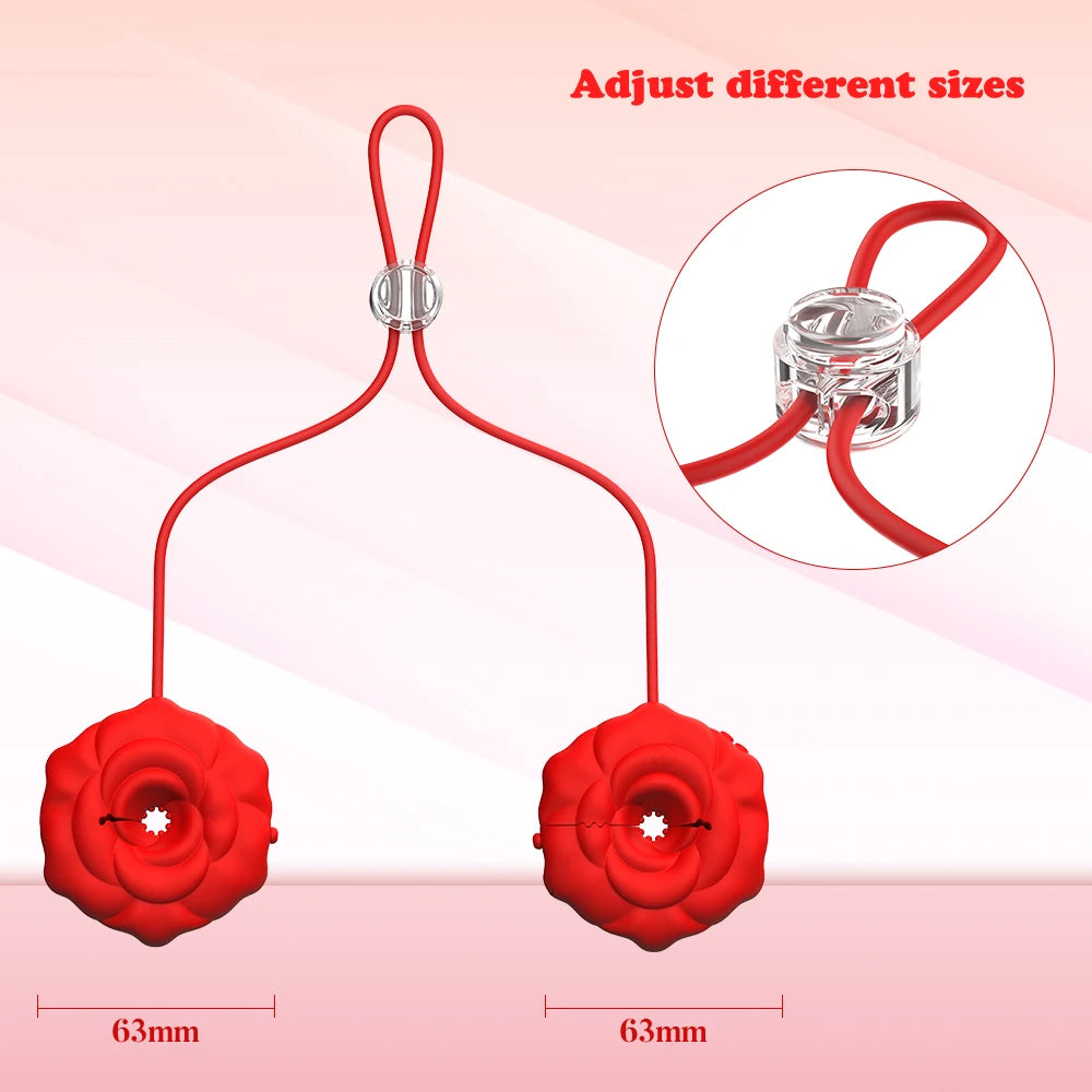 Nipple Tease APP Control Chest Vibrator