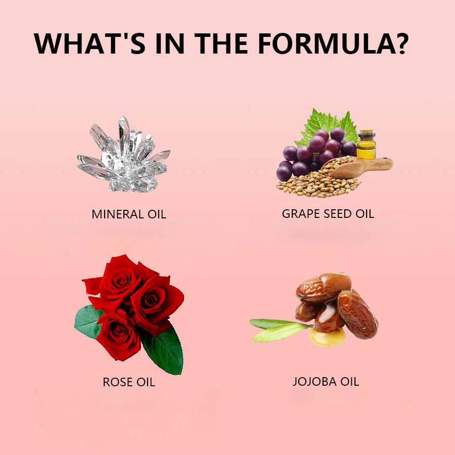 2pcs Rose Massage Oil