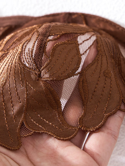 Sexy Embroidered Print Pajama Set