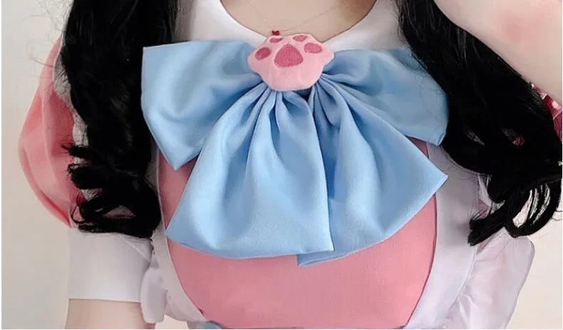 Lolita Dress Maid Dress Plus Size Skirt Cute Big Bow Girl Dress Cosplay Costumes Boys Clothing Party Suit Ladies Dress Cat Paw