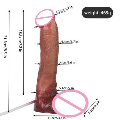 Silicone Thick Ejaculation Realistic Dildo