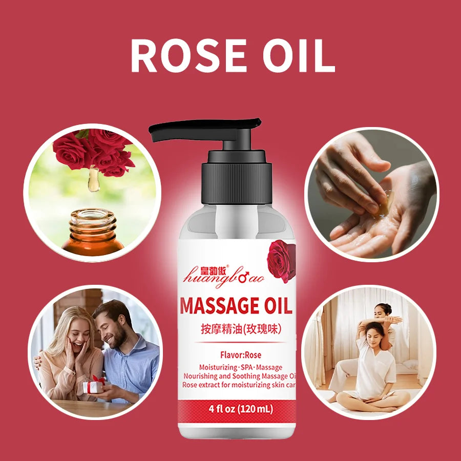 2pcs Rose Massage Oil