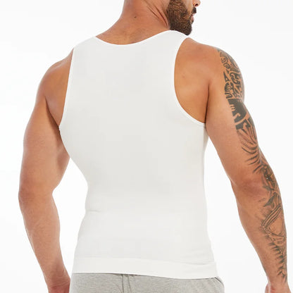 Men Compression Vest Sleeveless Shapewear