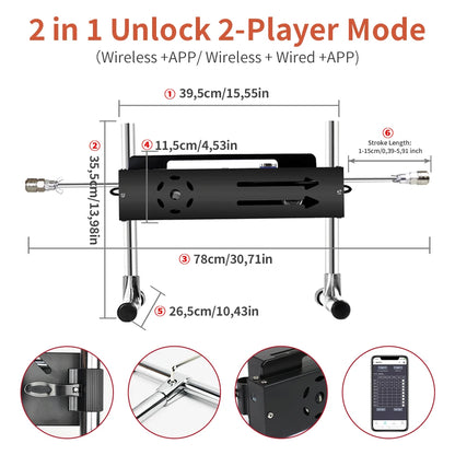 Turbo Gear Power Love machine for adults