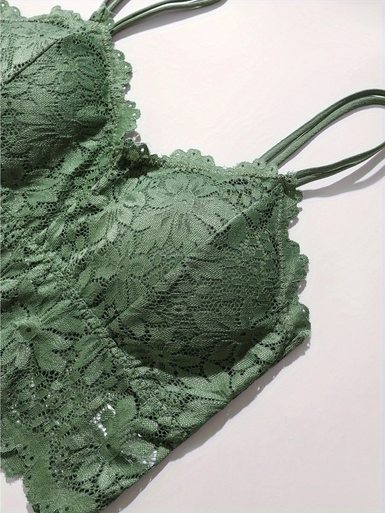 4pcs Women Sexy Lace Bra & Panty Set