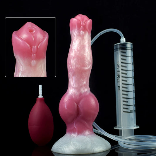 Squirting Dildo with Strong Sucker
