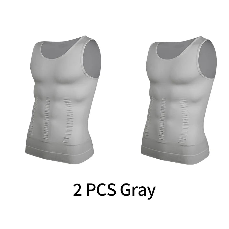 Men Compression Vest Sleeveless Shapewear