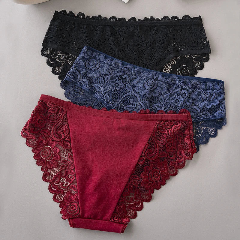 5PCS/Set Women's Lace Briefs