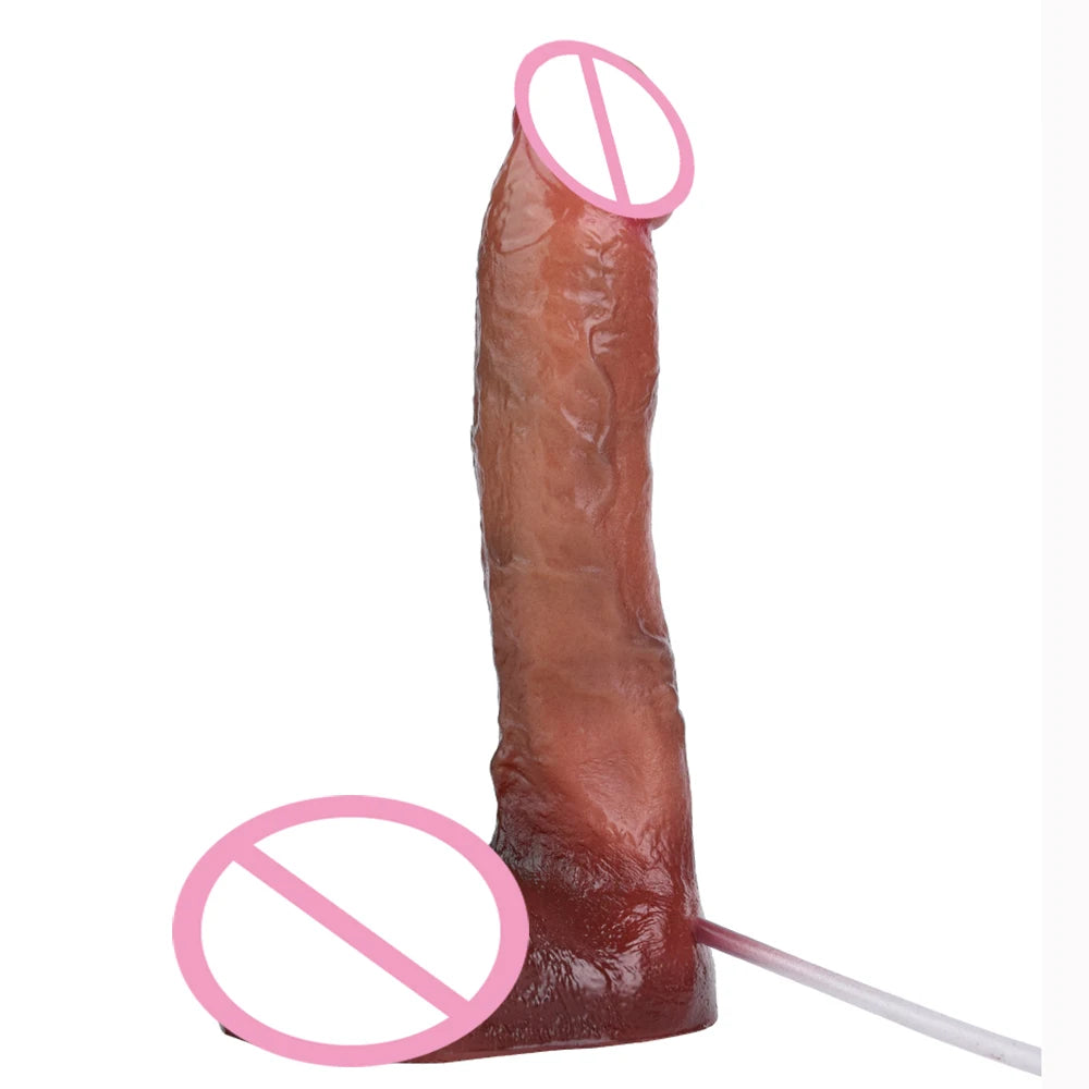 Silicone Thick Ejaculation Realistic Dildo