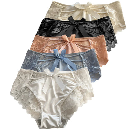 5Pcs Silk underwear