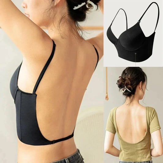 Women Invisible  Backless Bra Sexy Lingerie