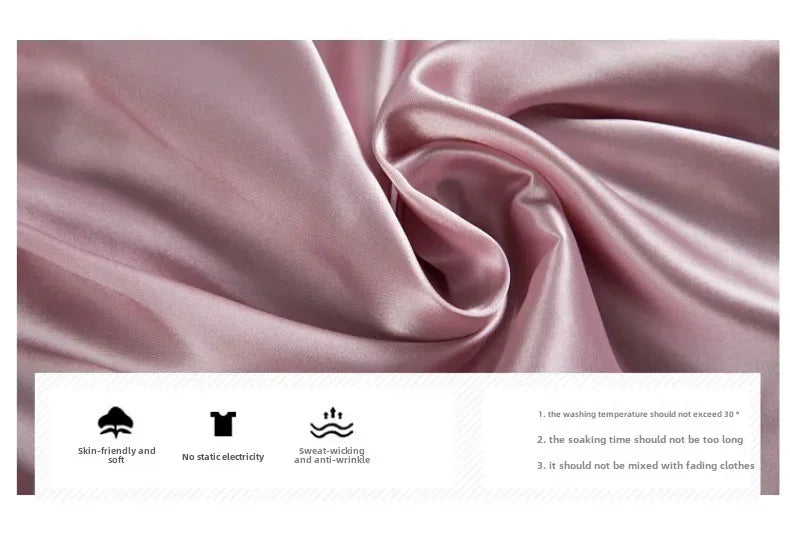 5-piece Set of Women's Sexy Silk Nightwear