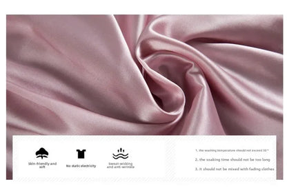 5-piece Set of Women's Sexy Silk Nightwear