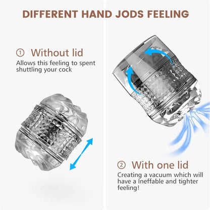 Portable Manual Blowjob Male Masturbator Cup