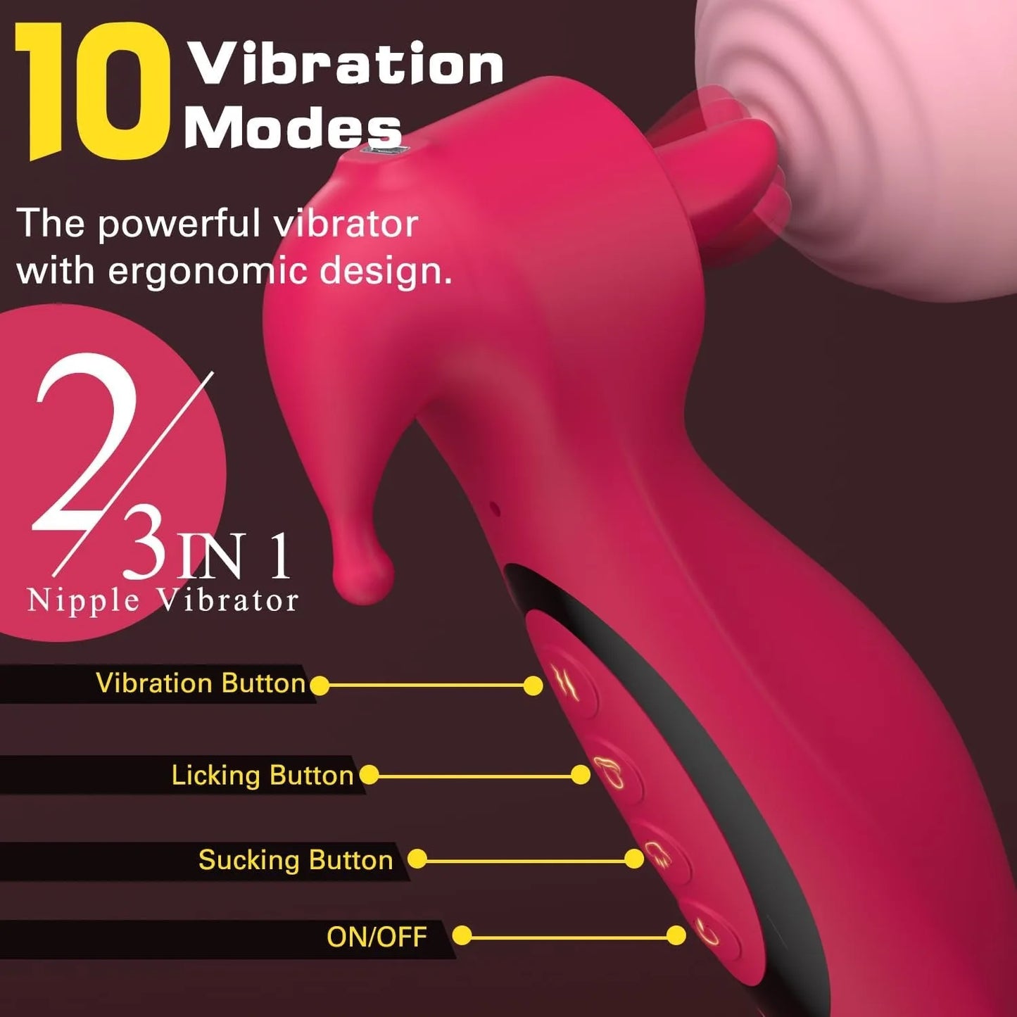Powerful Sucking Vibrator for Women