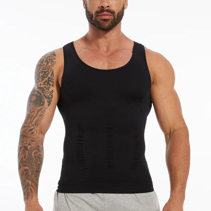 Men Compression Vest Sleeveless Shapewear