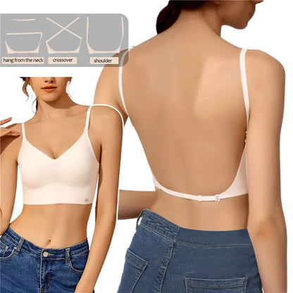 Women Invisible  Backless Bra Sexy Lingerie