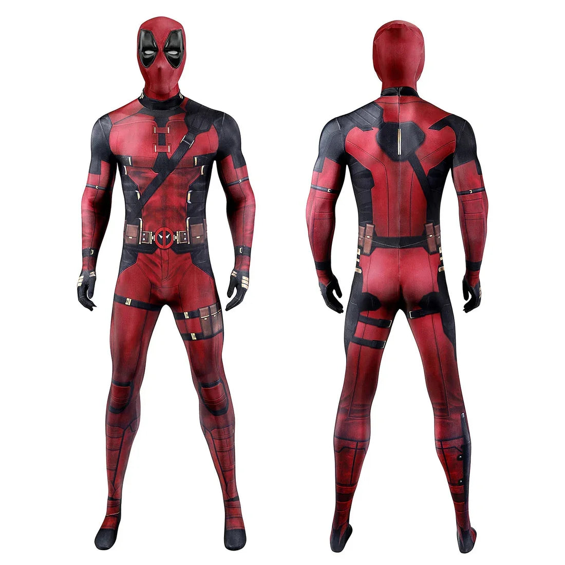 Cosplay Full Body Suit with Removable Mask
