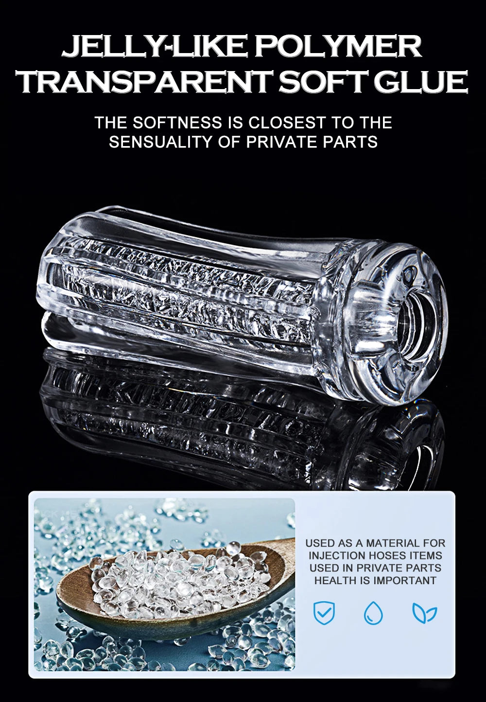 Male Masturbator Cup Soft Pussy Sex Toys