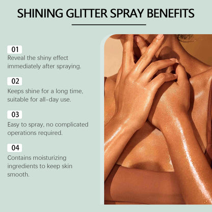 High Gloss Glitter Powder Spray Body Shimmer