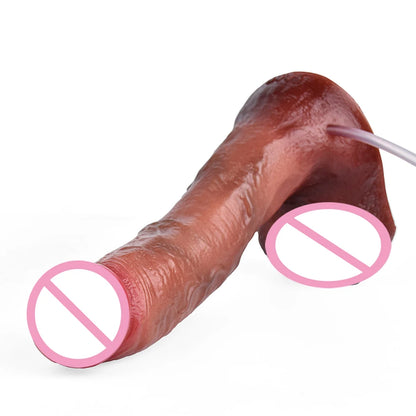 Silicone Thick Ejaculation Realistic Dildo