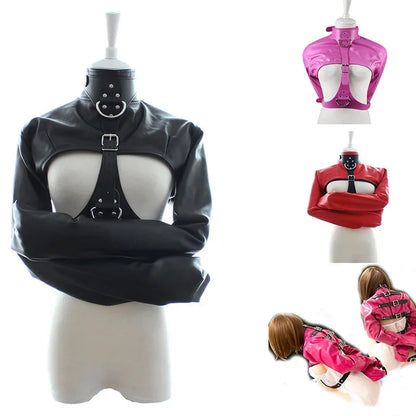 PU Leather BDSM Adjustable  Harness Body Bondage