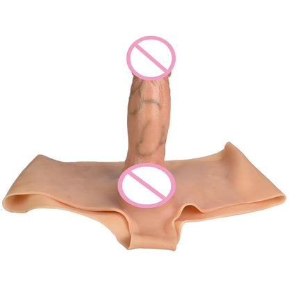 Silicone panties With Realistic  Dildo