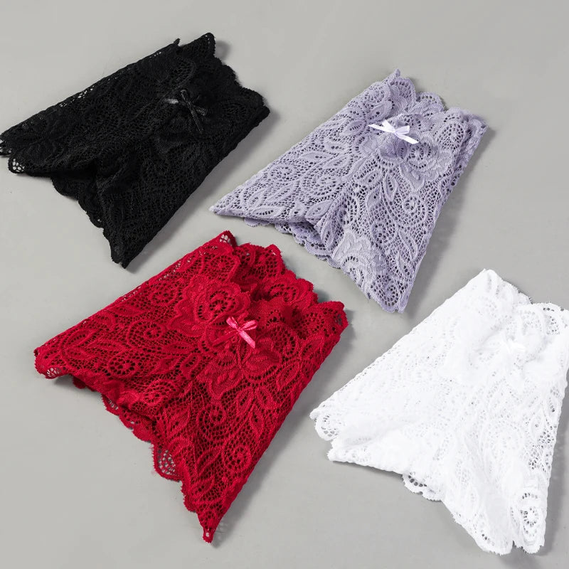3Pcs Sexy Floral Lace Panties