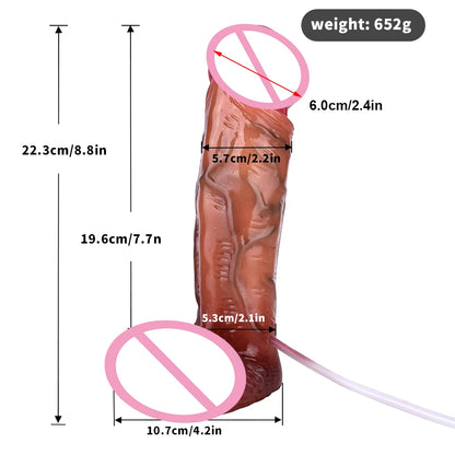 Silicone Thick Ejaculation Realistic Dildo