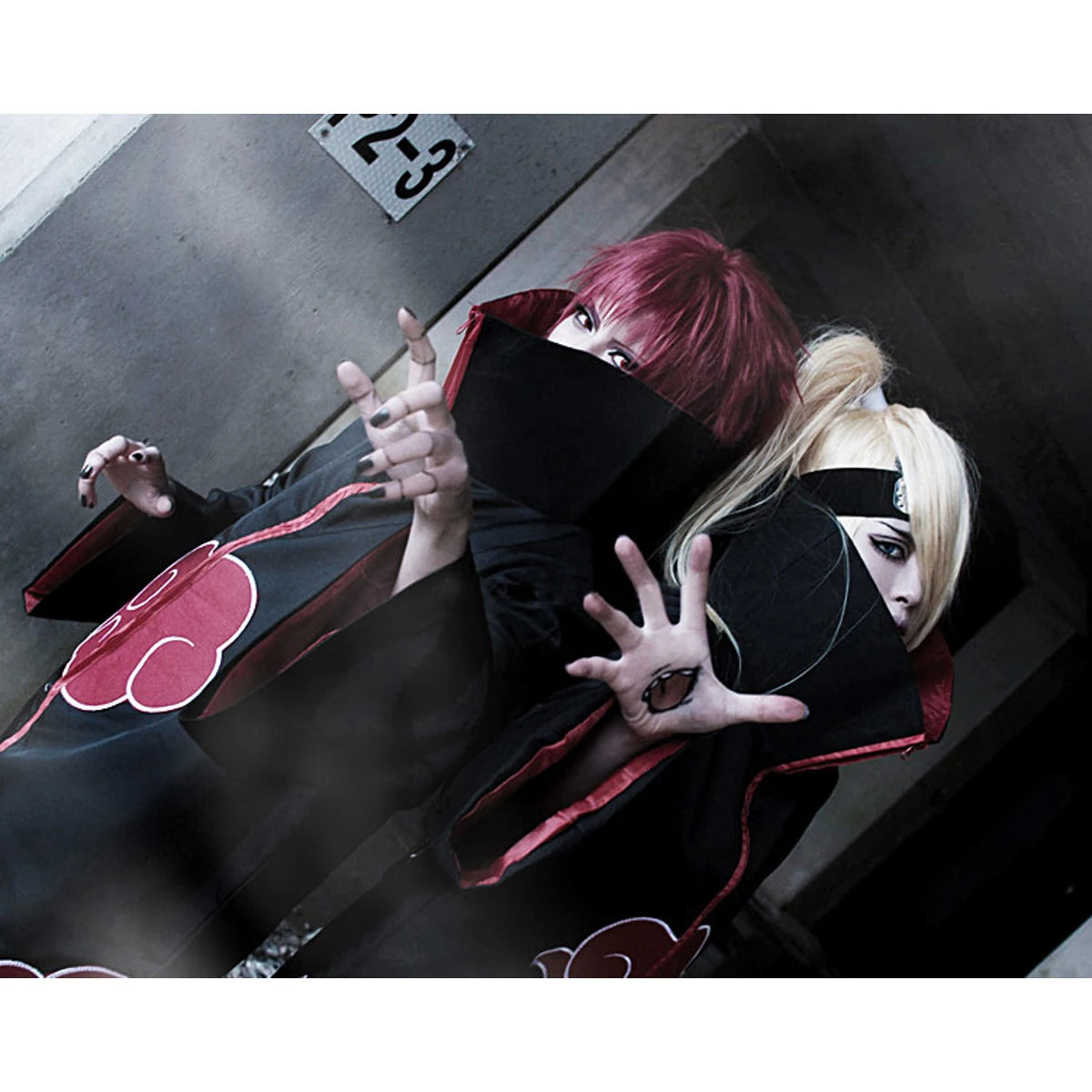 Long Black Cosplay Robe (S-4XL)