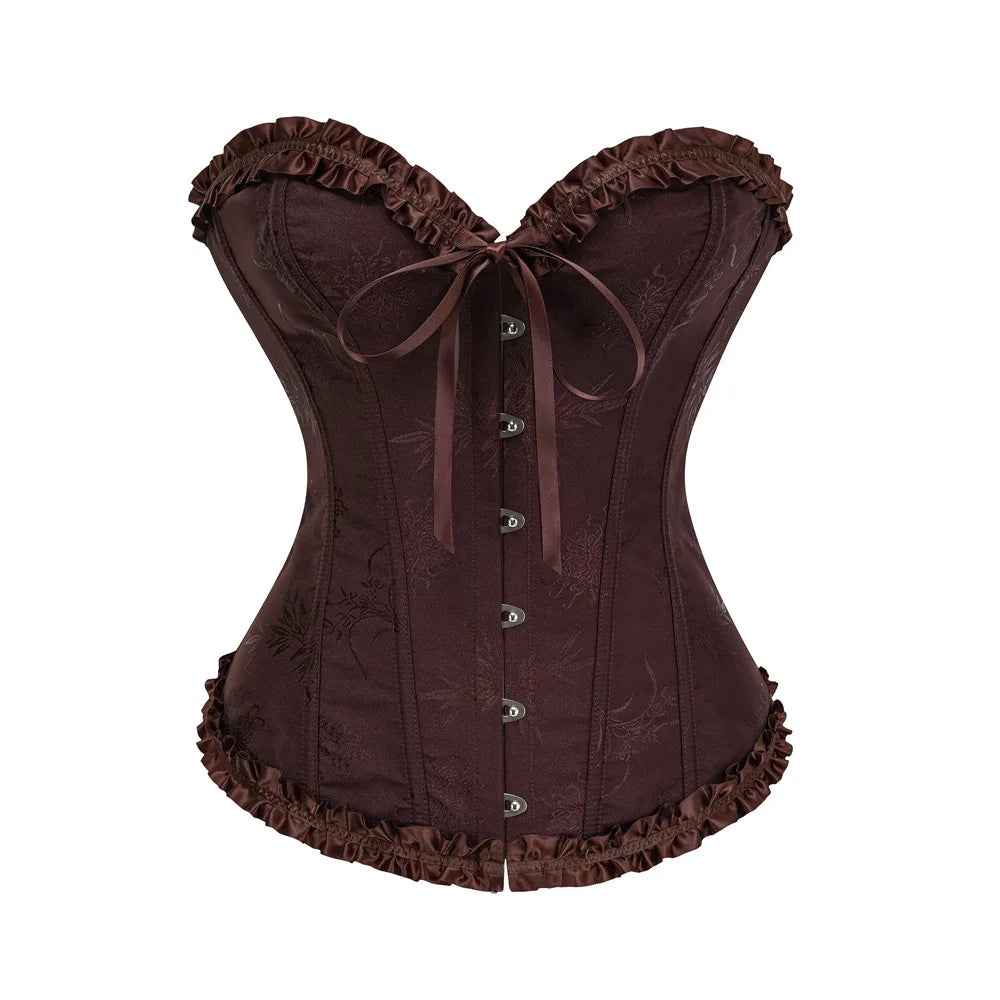 Overbust Push Up Bustier Corset