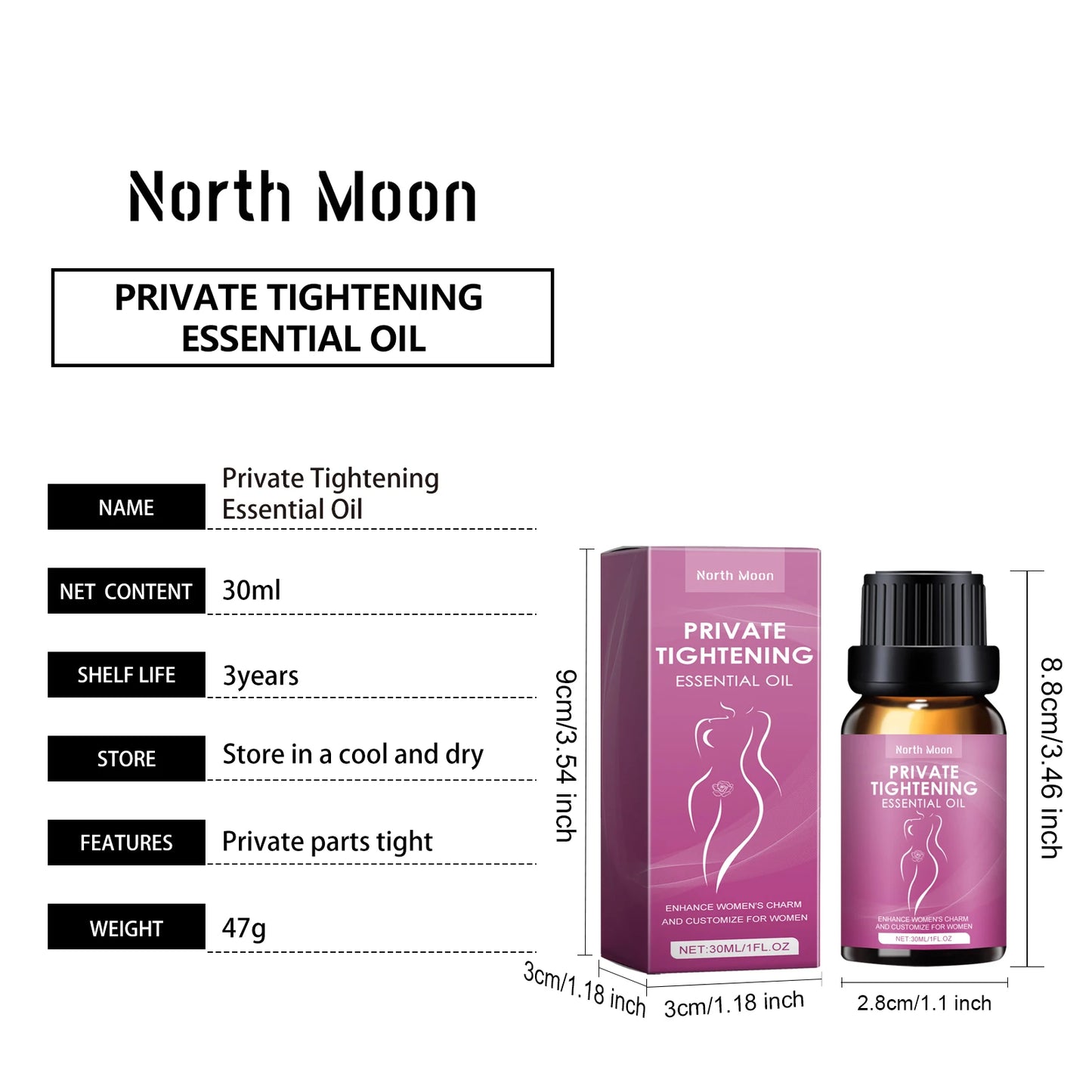 Private Parts Firming Women Body Moisturizing Oils