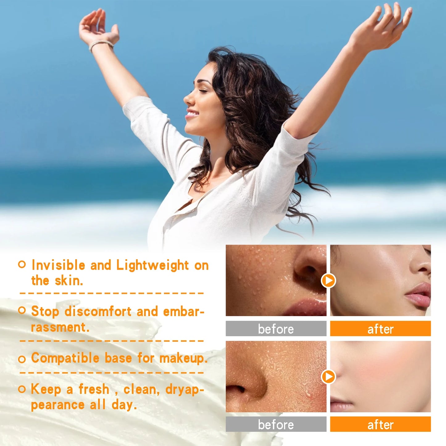 Face Antiperspirant Cream