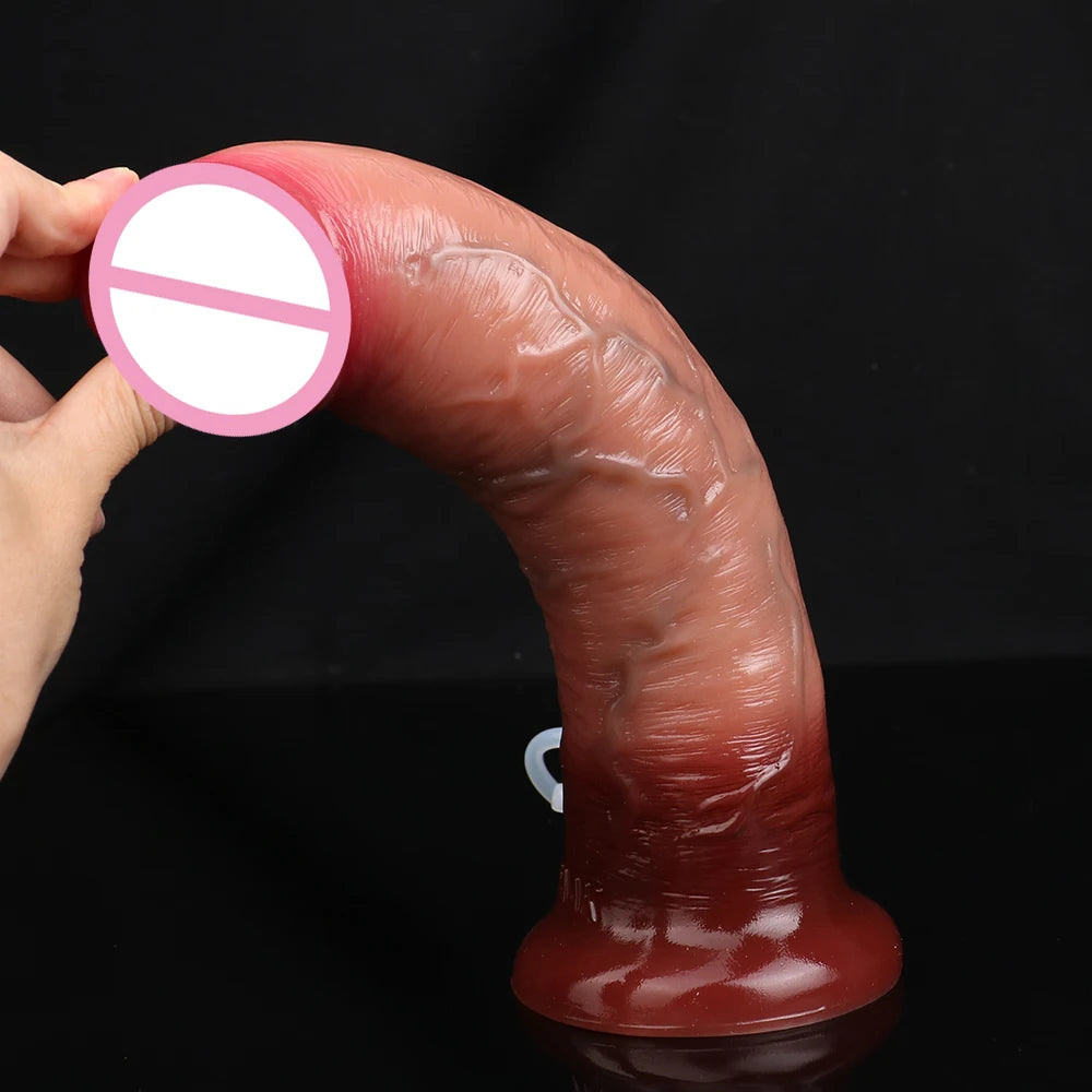 Silicone Thick Ejaculation Realistic Dildo