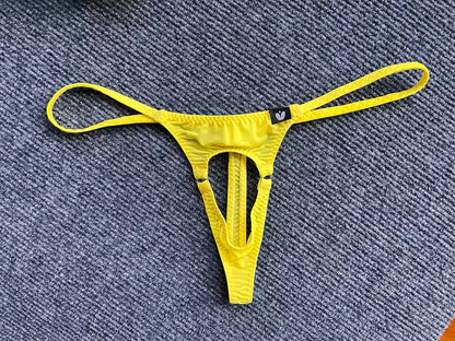 No Cover  Men's Underwear  Hollow Out  Thongs