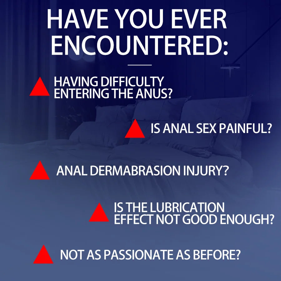 2pcs Anal Water Based Silicone Lubricant