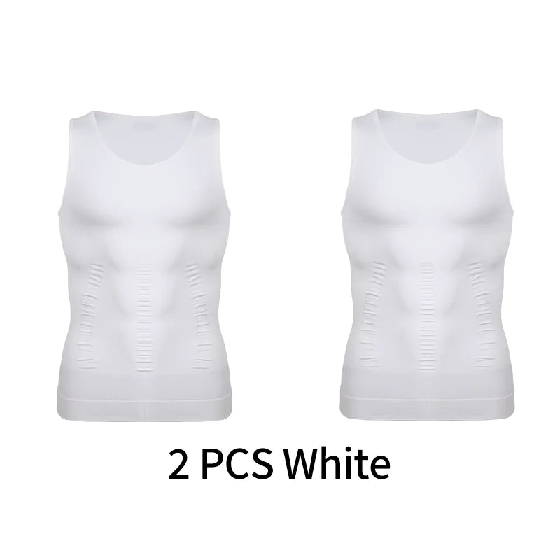 Men Compression Vest Sleeveless Shapewear