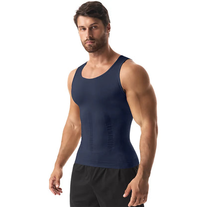 Men Compression Vest Sleeveless Shapewear