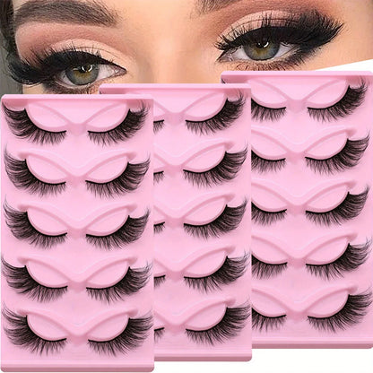 15Pairs 3-Pack Cat Eye Lashes