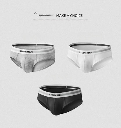 Summer Single Layer Men Briefs Low Rise Slim Fit