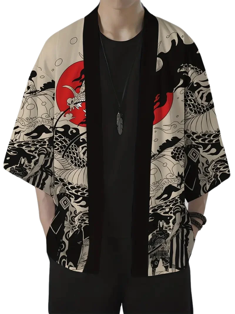 Mens Kimono Shirt