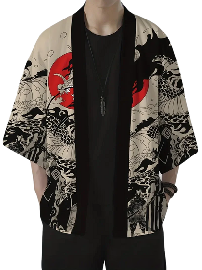 Mens Kimono Shirt