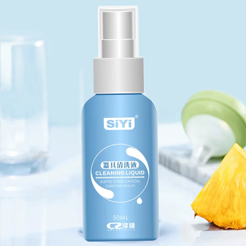Masturbation device antibacterial spray
