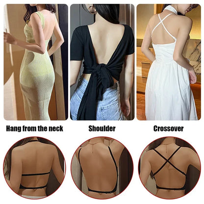 Women Invisible  Backless Bra Sexy Lingerie