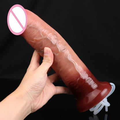 Silicone Thick Ejaculation Realistic Dildo
