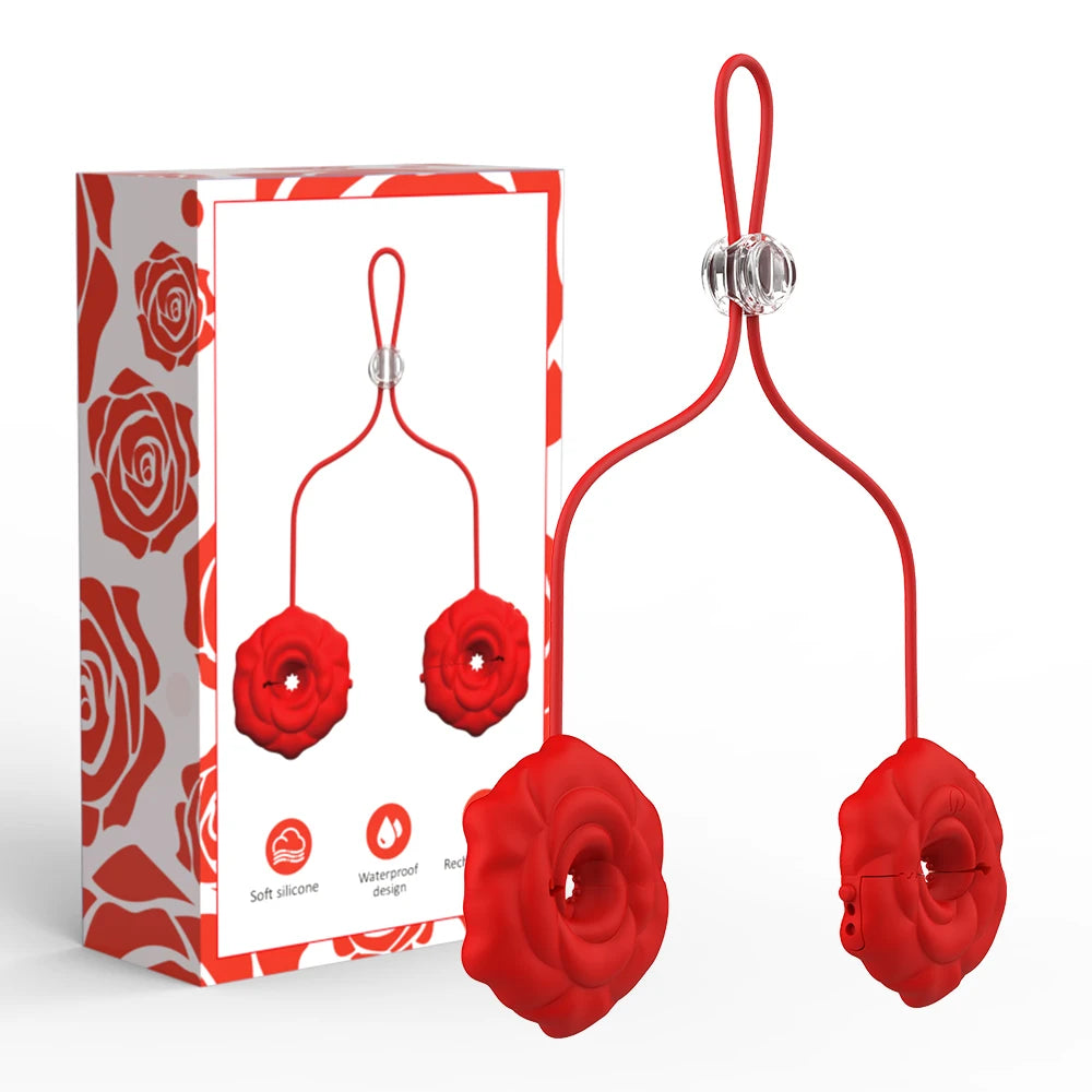Nipple Tease APP Control Chest Vibrator