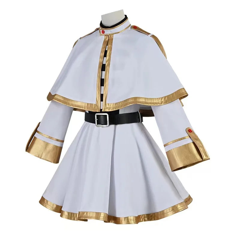 Frieren Cosplay Costume Wig Shoes