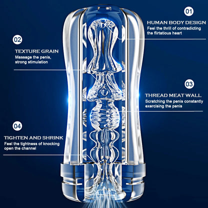 Male Masturbator Cup Soft Pussy Sex Toys