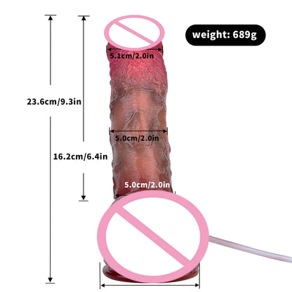 Silicone Thick Ejaculation Realistic Dildo