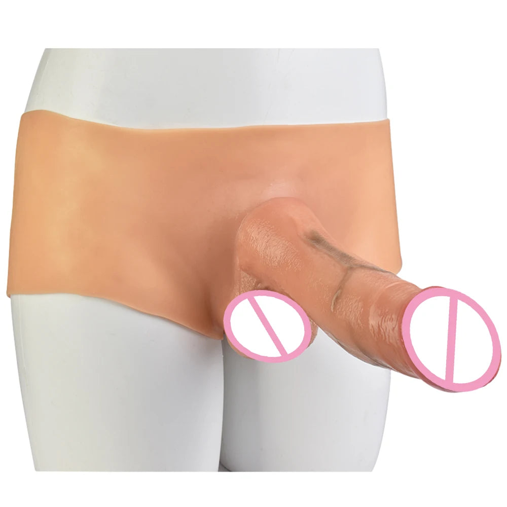 Silicone panties With Realistic  Dildo